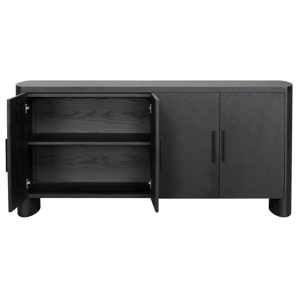 Moe&#39;s Home Collection William 4-Door Sideboard in Black, , large