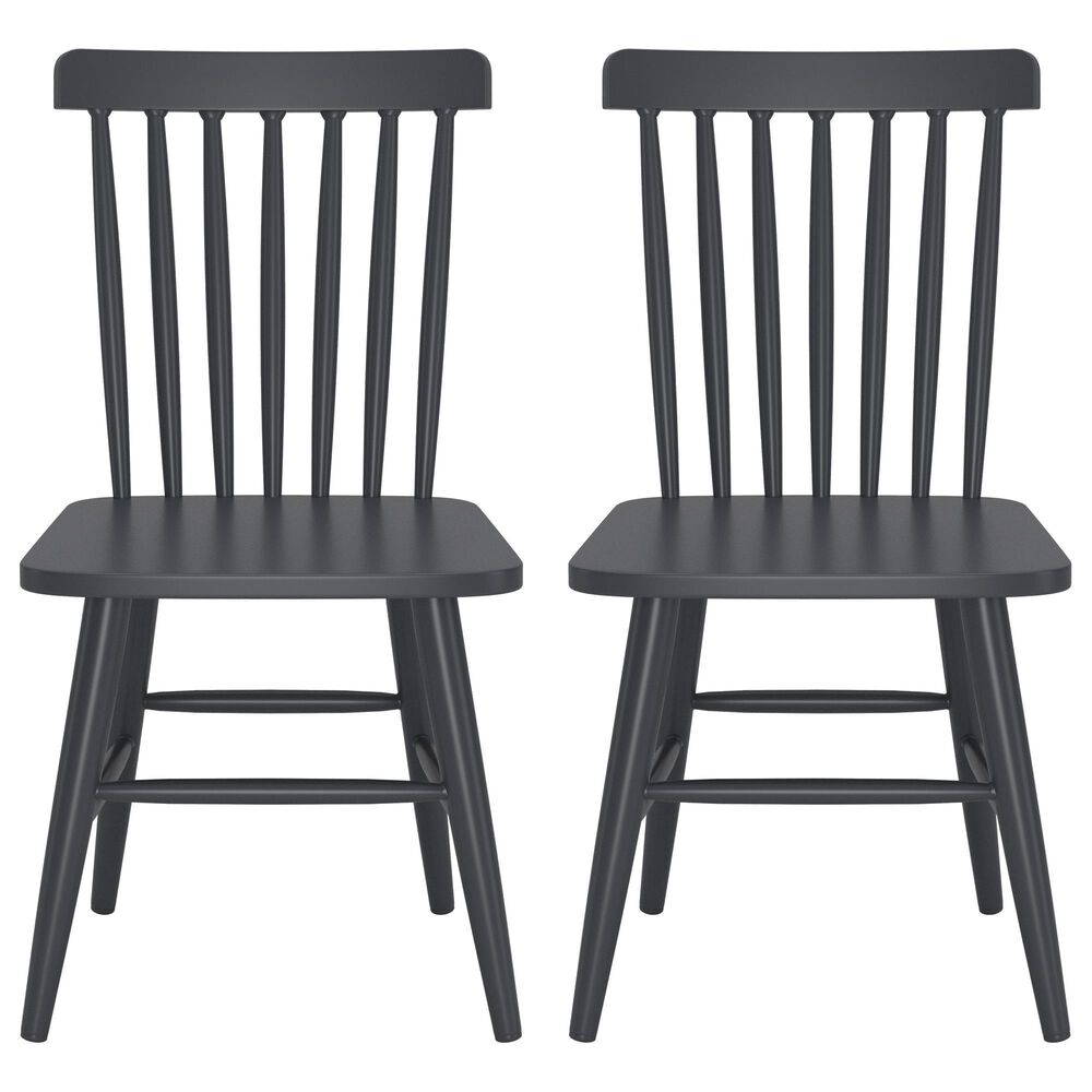 Zuo Modern Zeilen Side Chair in Black &#40;Set of 2&#41;, , large