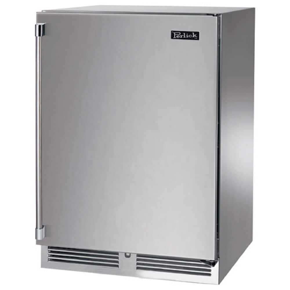 Perlick Signature Marine 5 Cu. Ft. Dual Zone Wine with Right Hinge Solid Door in Stainless Steel, , large