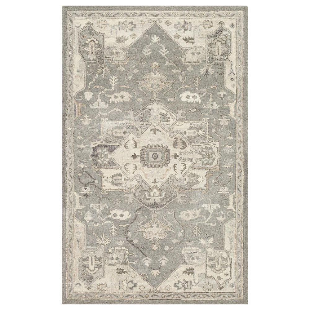 Surya Caesar 2" x 3" Charcoal, Taupe, Tan, Black, Light Beige and Brown Area Rug, , large