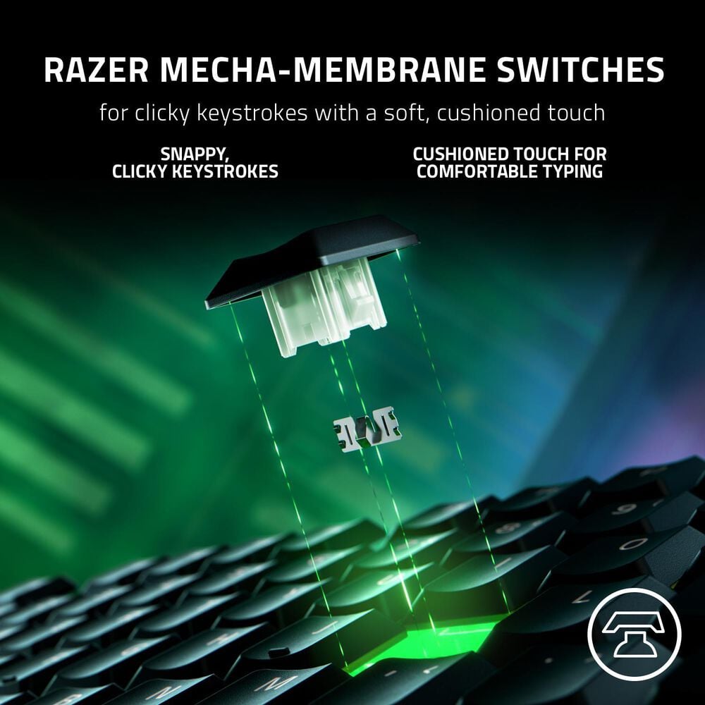 Razer Ornata V3 Mecha-Membrane Gaming Keyboard in Black, , large