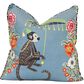 Flair Industries 24" Square Throw Pillow in Blue, , large