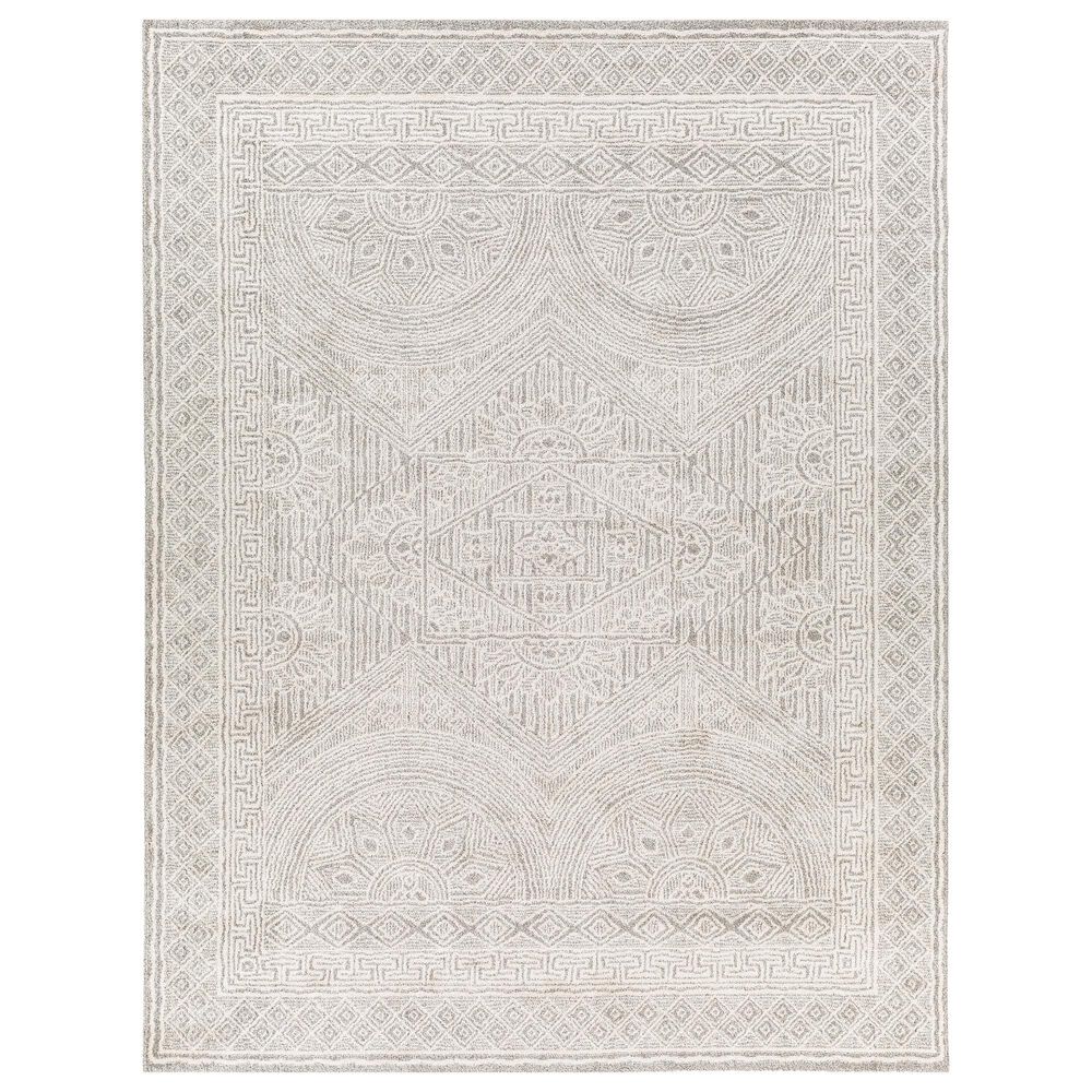 Surya Gavic Cream, Light Beige, Light Gray, Medium Gray and Charcoal 7&#39;10&quot; x 10&#39; Area Rug, , large