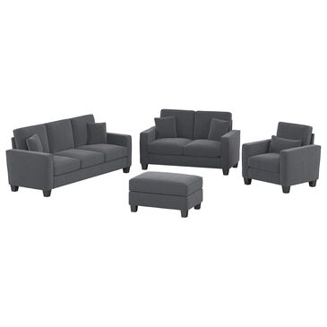 Bush Stockton 4-Piece Living Room Set in Dark Gray, , large