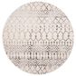 Safavieh Tulum TUL270A 9" Round Ivory and Grey Area Rug, , large