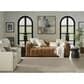 Nourison Courtyard Ivory and Silver 5" x 7" Indoor/Outdoor Area Rug, , large