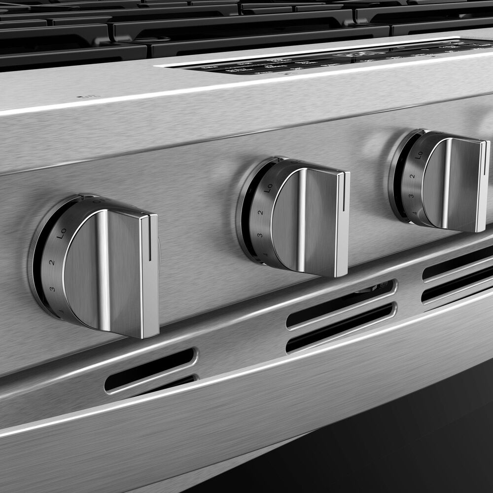 Whirlpool 30" Smart Gas Range with Air Cooking Technology in Fingerprint Resistant Stainless Steel, , large