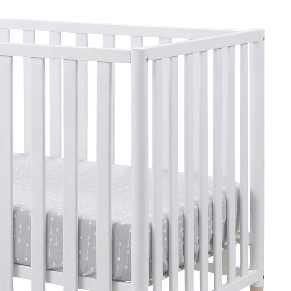 Sorelle Mia 3-In-1 Convertible Crib in White and Natural, , large
