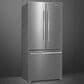SMEG 16 Cu. Ft. Freestanding French Door Refrigerator in Stainless Steel, , large