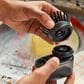 Joseph Joseph SinkTech Compact Soap Dispensing Washing Up Brush with Steel Stand in Clear and Black, , large