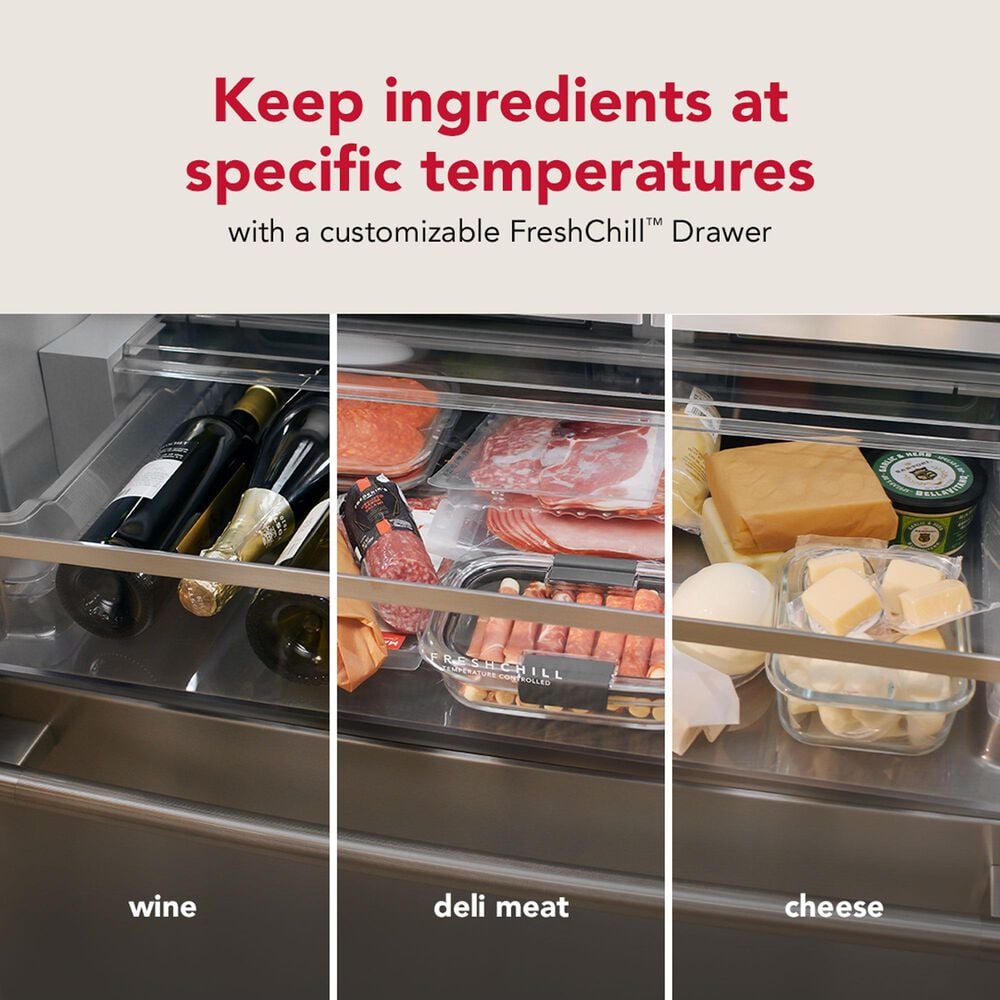 KitchenAid 23 Cu. Ft. Counter-Depth French Door Refrigerator in Fingerprint Resistant Stainless Steel, , large