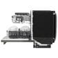 LG LG 24 Inch 42 dBA Smart FlushFit Top Control Dishwasher with 1-Hour Wash & Dry, QuadWash Pro, TrueSteam and Dynamic Heat Dry w/AutoVent Dry, , large