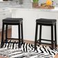 Linon Home Decor Claridge Counter Stool in Black (Set of 2), , large