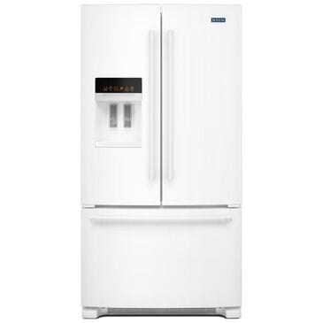 Maytag 25 Cu. Ft. 36-In Wide French Door Refrigerator with PowerCold Feature in White, , large