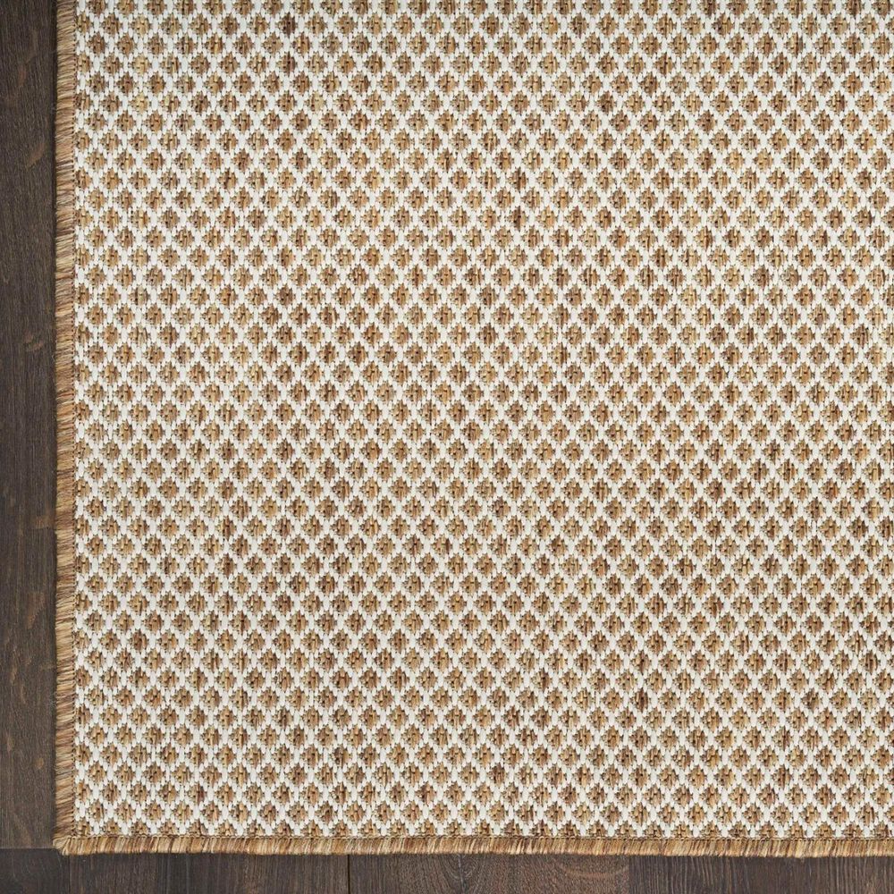Nourison Courtyard Jute and Ivory 8&#39; x 10&#39; Indoor/Outdoor Area Rug, , large