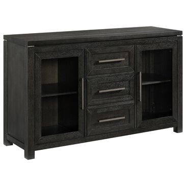 Mayberry Hill Elodie Counter Bench with Grey Cushion in Charcoal, , large