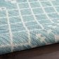 Nourison Positano Southwestern Aqua 9" x 12" Indoor/Outdoor Area Rug, , large