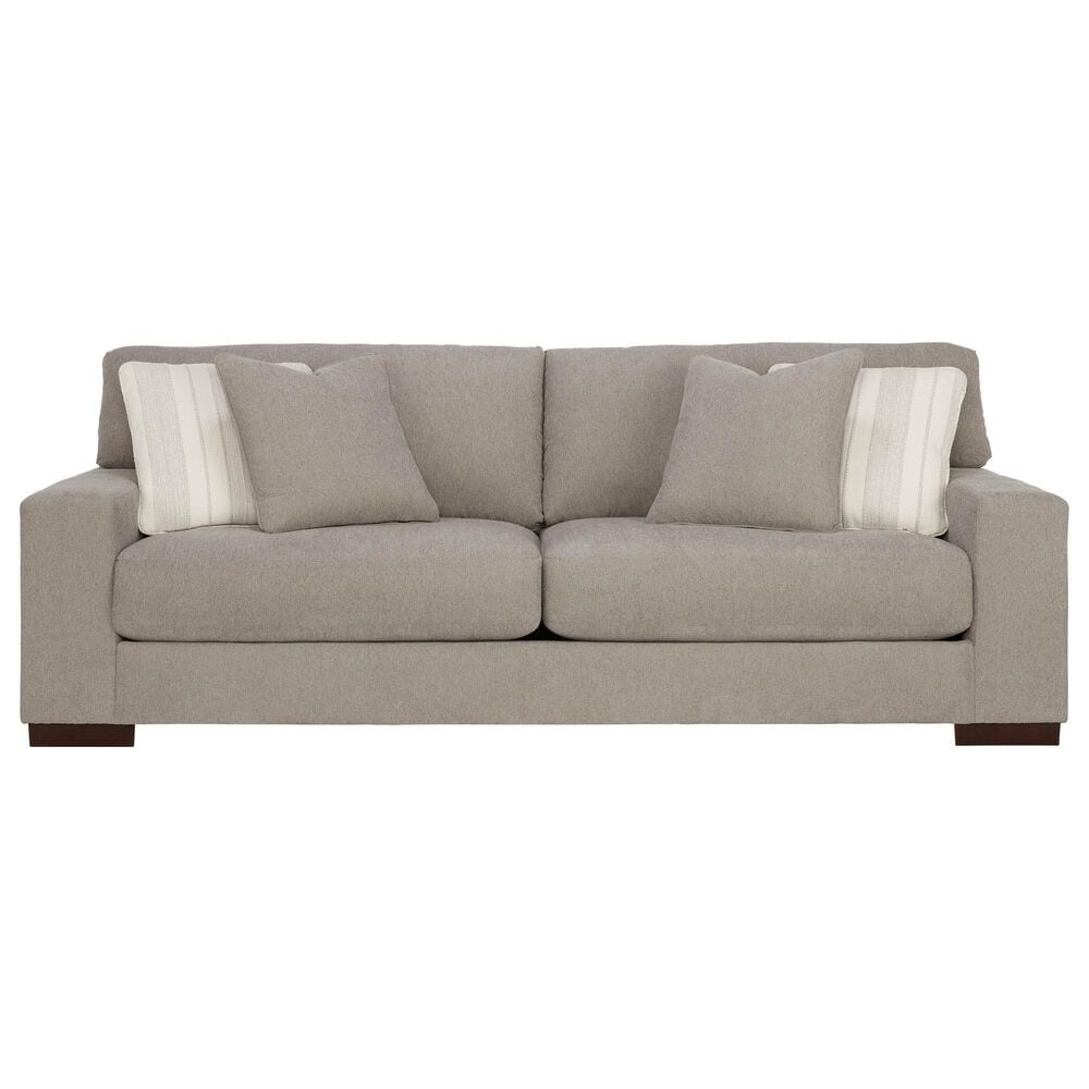 Ashley Maggie Stationary Sofa in Flax, , large