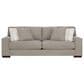 Ashley Maggie Stationary Sofa in Flax, , large