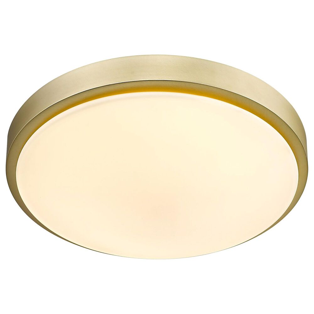 Golden Lighting 12.25&quot; Gabi Flush Mount in Brushed Champagne Bronze, , large
