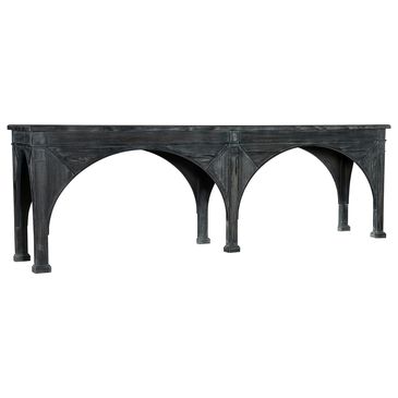 Hooker Furniture Melange Thunder Sofa Table in Dark Charcoal, , large