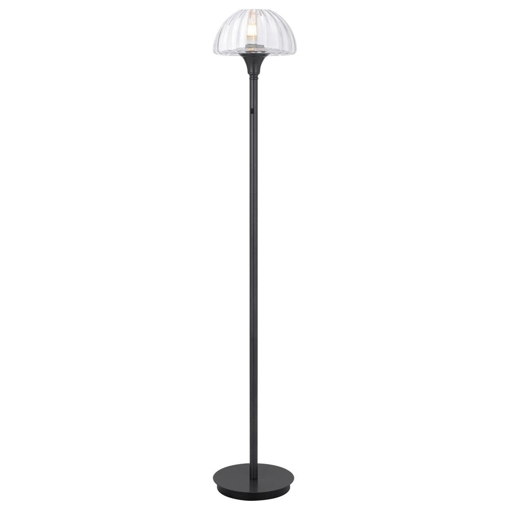 Cal Lighting Eleanor Floor Lamp in Charcoal Grey, , large