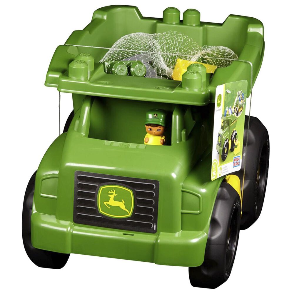 Mega Bloks John Deere Dump Truck Building Set, , large