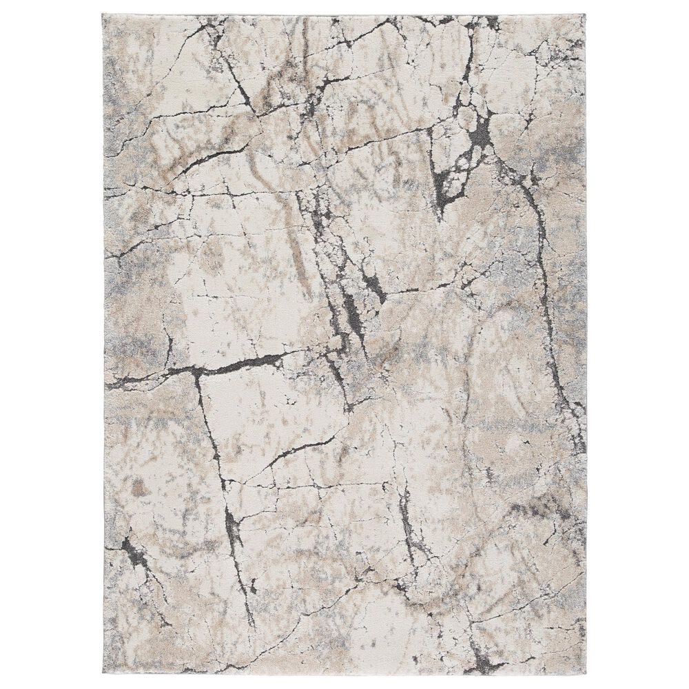 Ashley Wyscott 7"10" x 10"3" Beige, Gray and Black Area Rug, , large