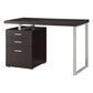 Pacific Landing Hilliard Writing Desk with File Drawer in Cappuccino, , large
