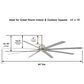 Minka-Aire Xtreme H2O 84" Indoor/Outdoor Ceiling Fan in Brushed Nickel Wet, , large