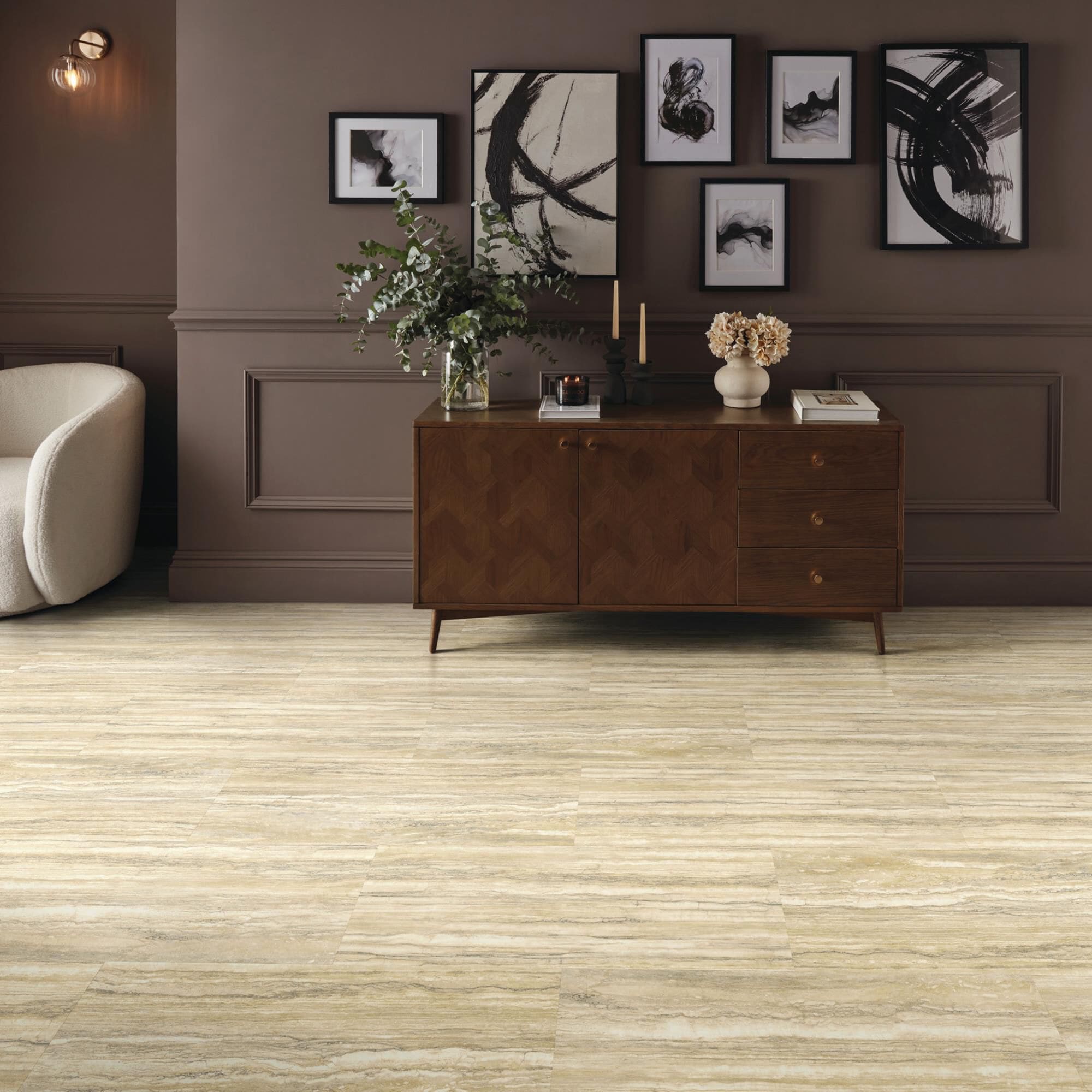 ラガルン Karndean LooseLay Champara Travertine 18