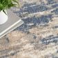 Nourison Dreamy Shag 4" x 6" Light Blue and Grey Area Rug, , large