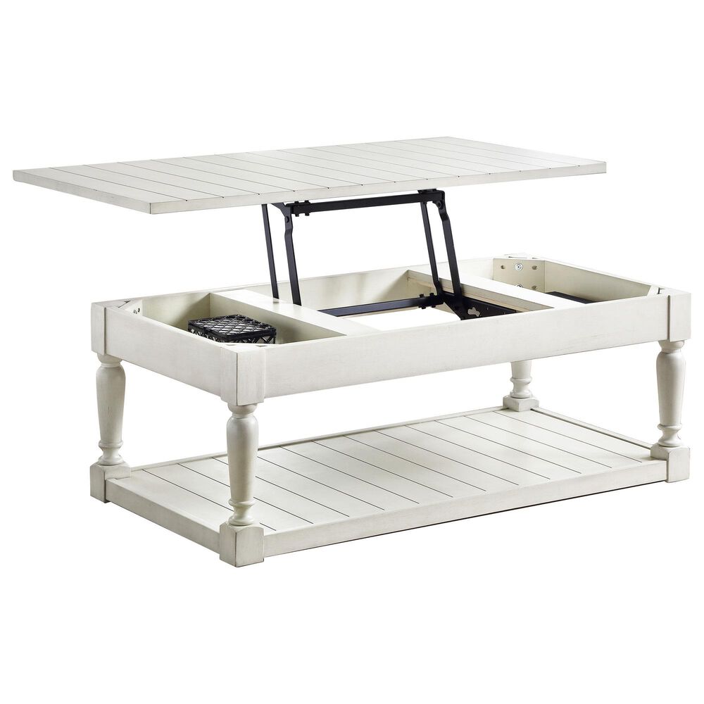 Steve Silver Furniture Hemingway Lift Top Coffee Table in Alabaster, , large