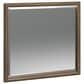 Mayberry Hill Brisbane Dresser Mirror with LED in Brown, , large