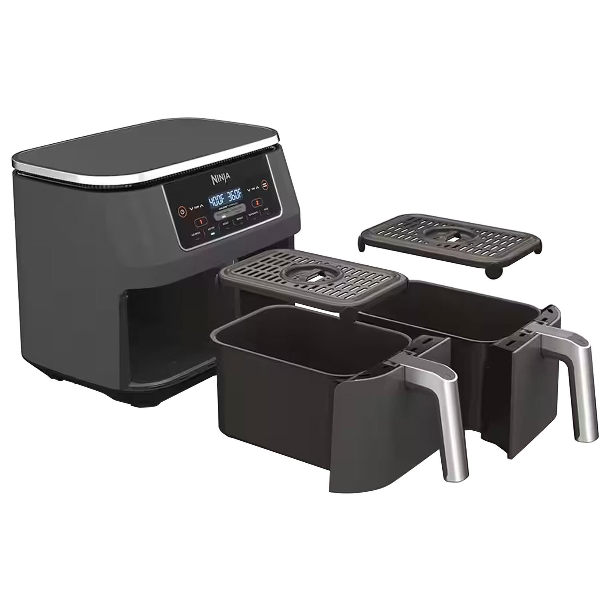 Ninja 8 Quart 2 Basket Air Fryer with DualZone Technology NFM