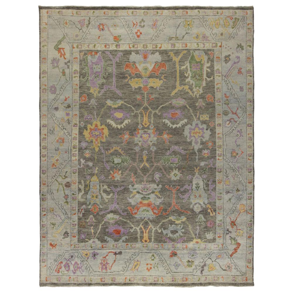 Harounian Rugs Madison 6" x 9" Graphite and Blue Area Rug, , large