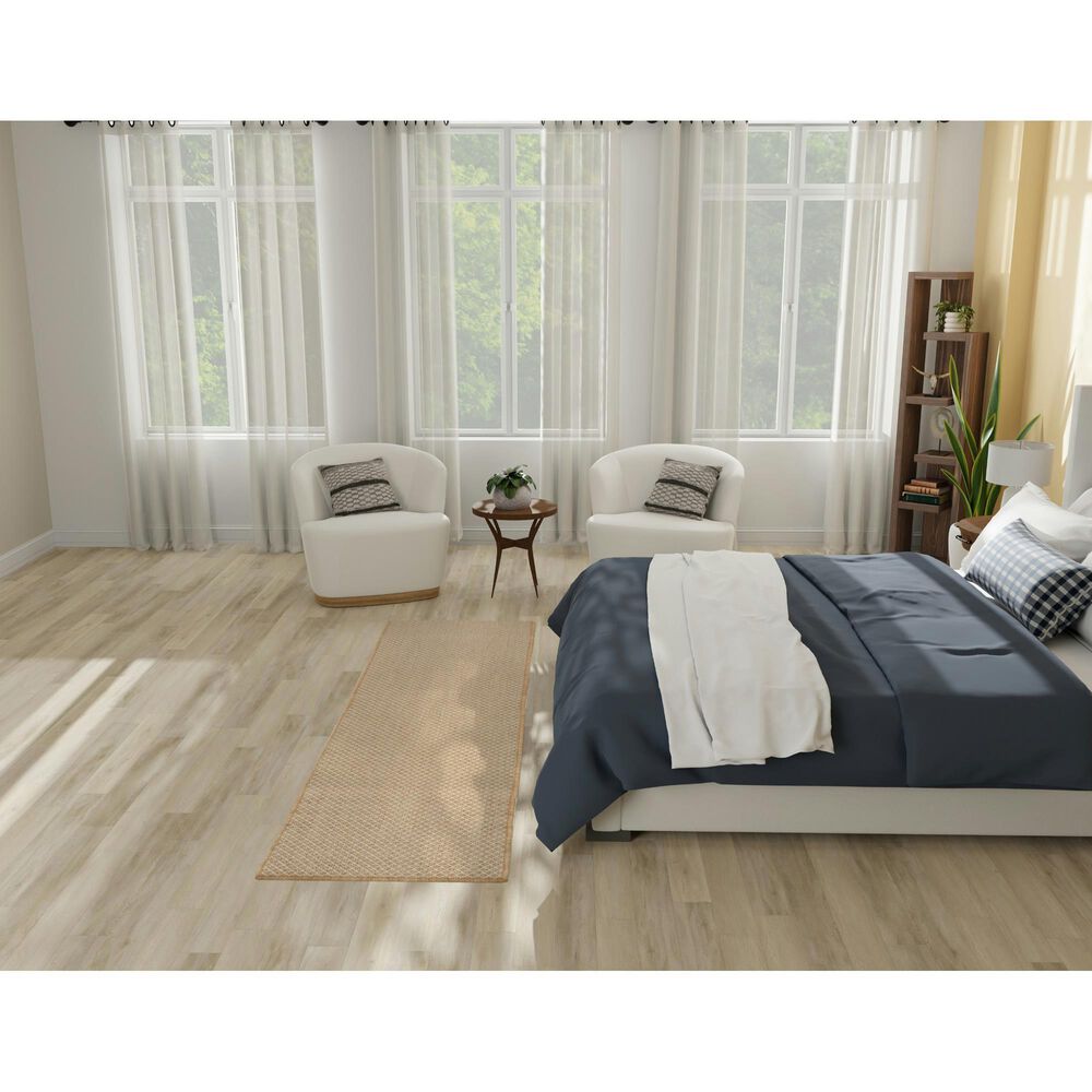 Nourison Courtyard Natural 2&#39;2&quot; x 8&#39; Indoor/Outdoor Runner, , large