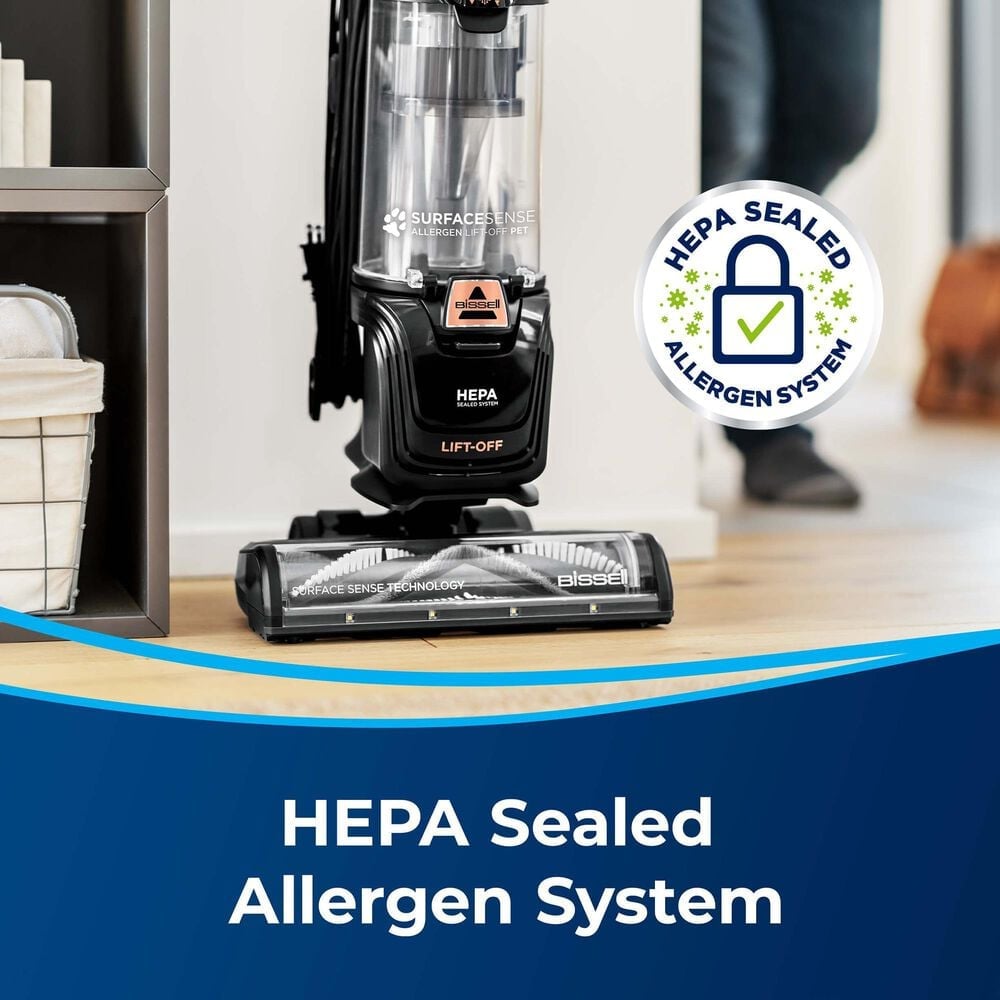 Bissell SurfaceSense Allergen Pet Lift-Off Vacuum in Black and Copper, , large
