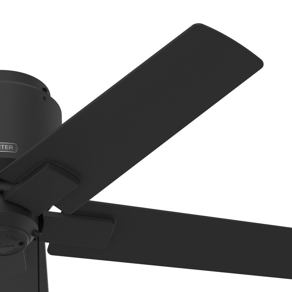 Hunter Terrace 44&quot; Outdoor Ceiling Fan in Matte Black, , large