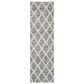 Safavieh Natura NAT711C 2"3" x 8" Ivory and Black Runner, , large
