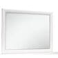 Global Furniture Usa Textured White Mirror in White, , large