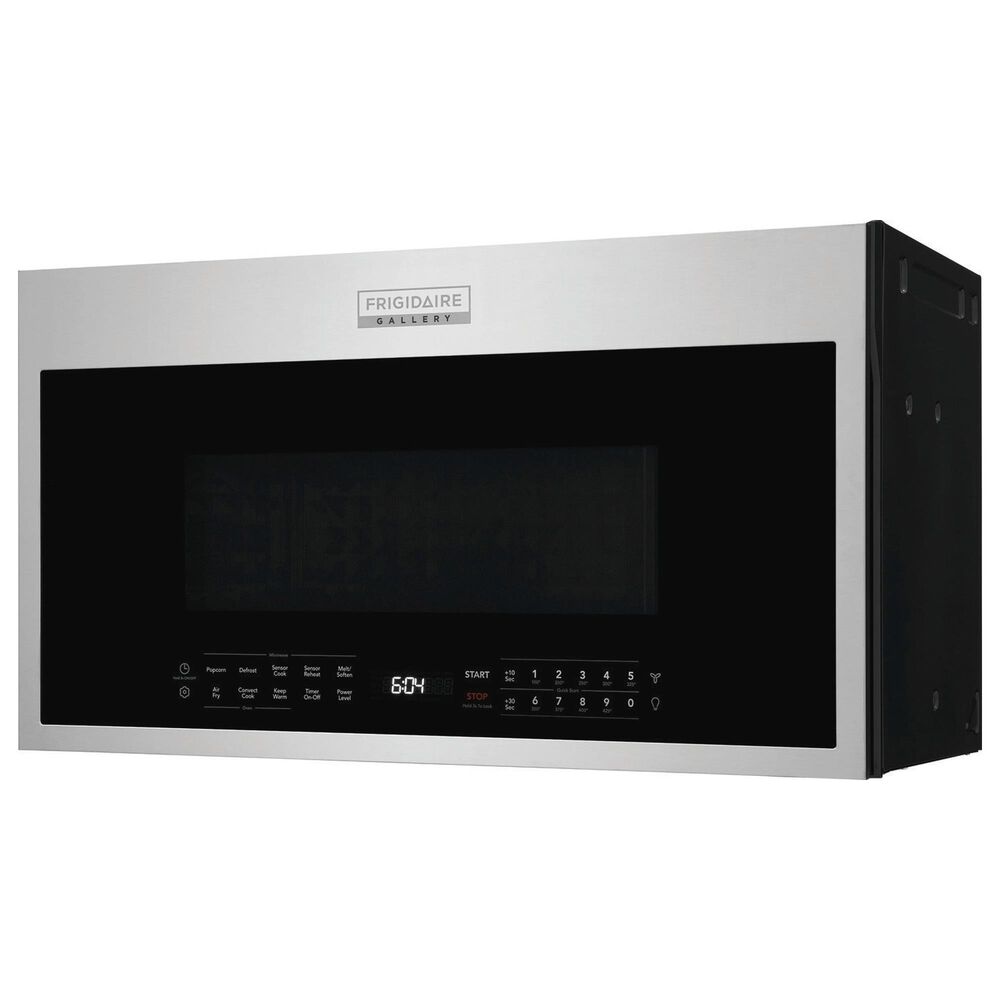 Frigidaire Gallery 2-Piece Kitchen Package with 6 Cu. Ft. Stone-Baked Pizza Gas Range and 30" Over-The-Range Microwave in Stainless Steel, , large