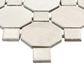 Dal-Tile Relicca Deckle 12" x 12" Octagon Dot Ceramic Mosaic Sheet, , large