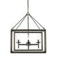 Golden Lighting Smyth 4-Light Chandelier in Gunmetal Bronze, , large