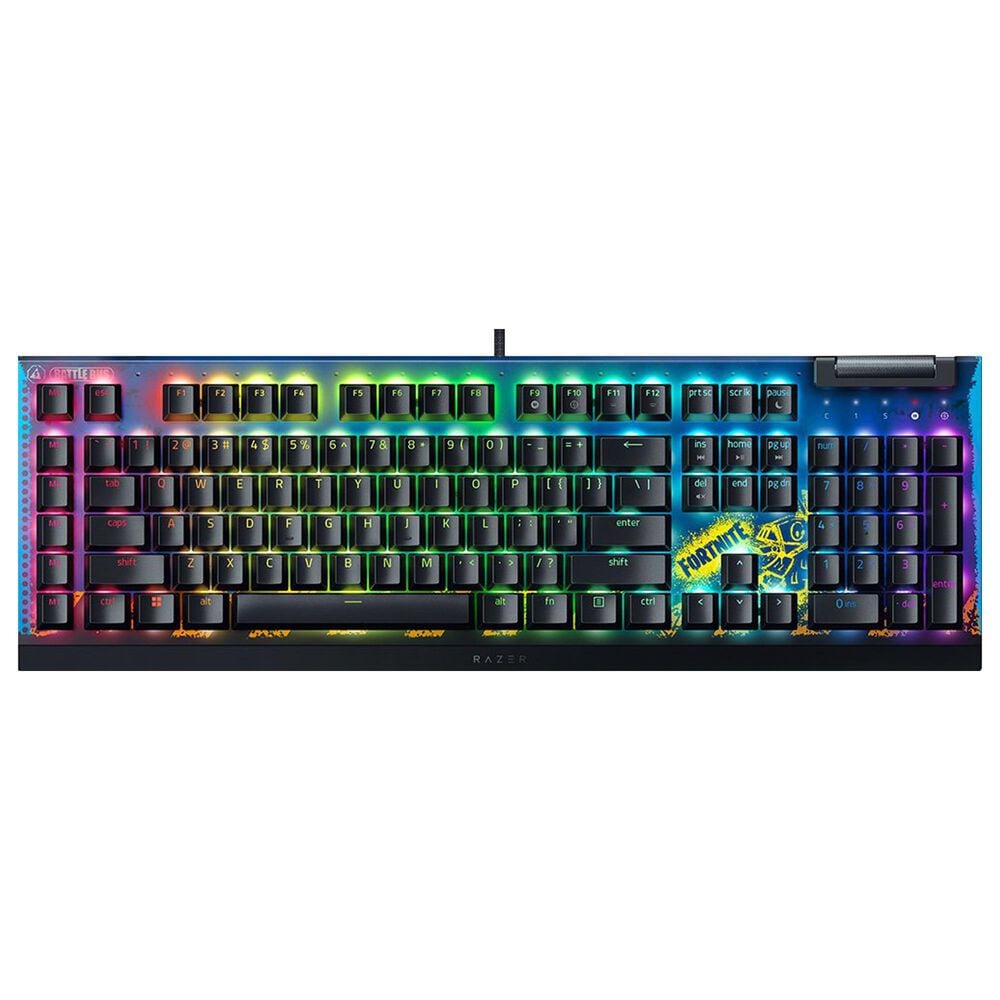 Razer BlackWidow V4 X Fortnite Edition Mechanical Gaming Keyboard in Yellow, , large