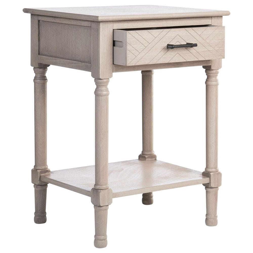 Safavieh Abbe Accent Table in Greige, , large