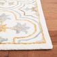 Safavieh Micro-Loop MLP381A 4" x 6" Ivory and Gray Area Rug, , large