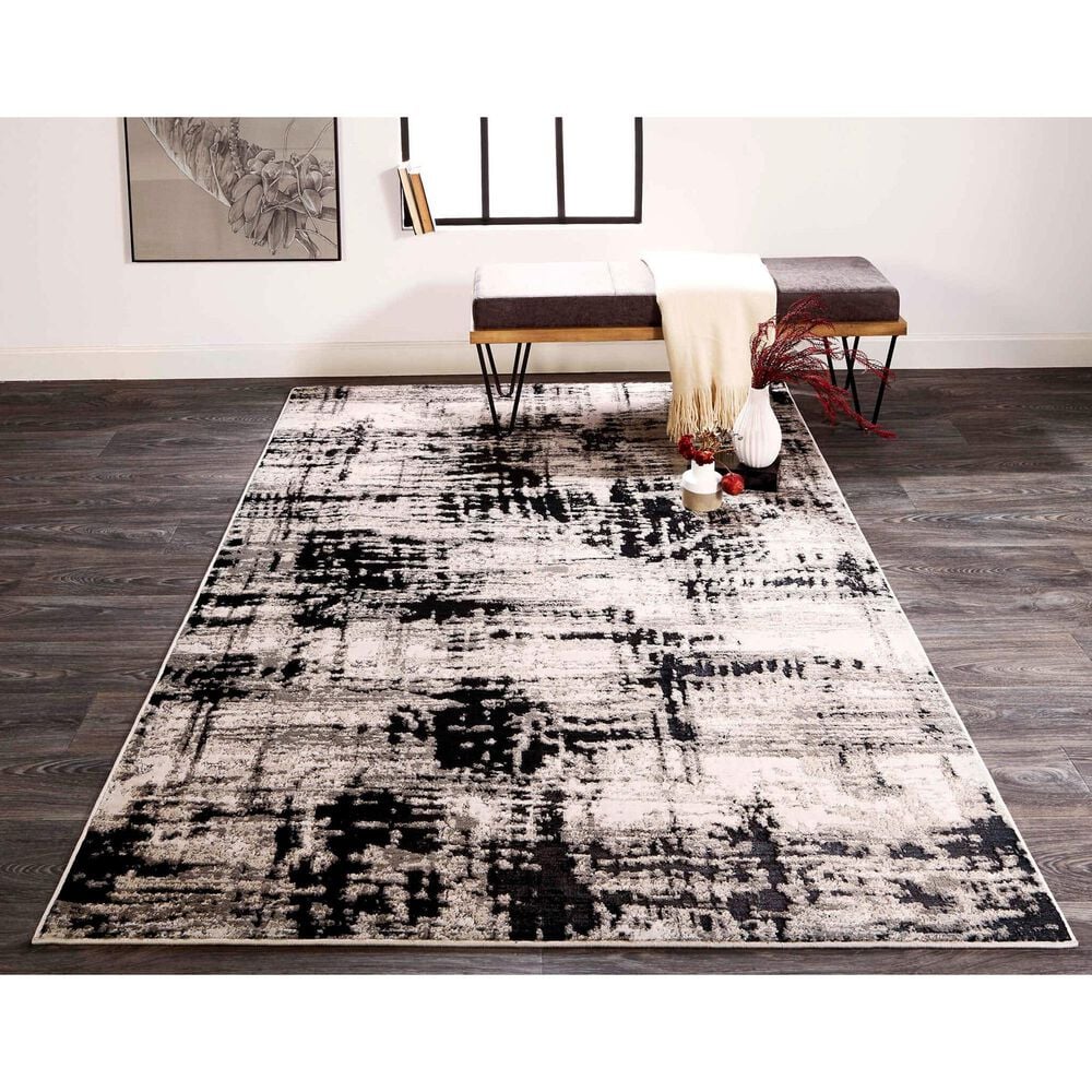 Feizy Micah 13&#39; x 20&#39; Black Area Rug, , large