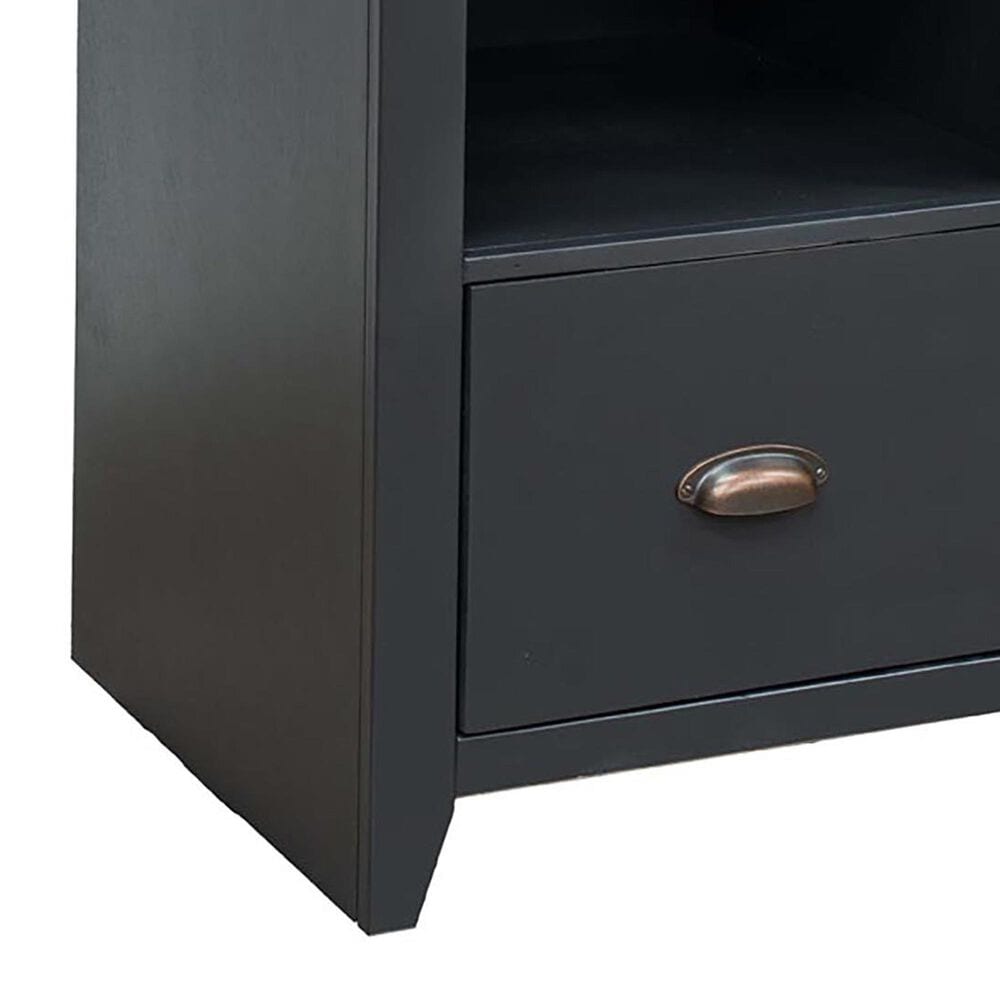 Legends Furniture Essex 1-Drawer File Cabinet in Black and Whiskey, , large