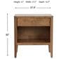 Archbold Furniture Warren 1-Drawer Nightstand in Harvest, , large